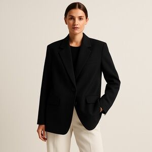 Black H&M oversized blazer, XS, great condition